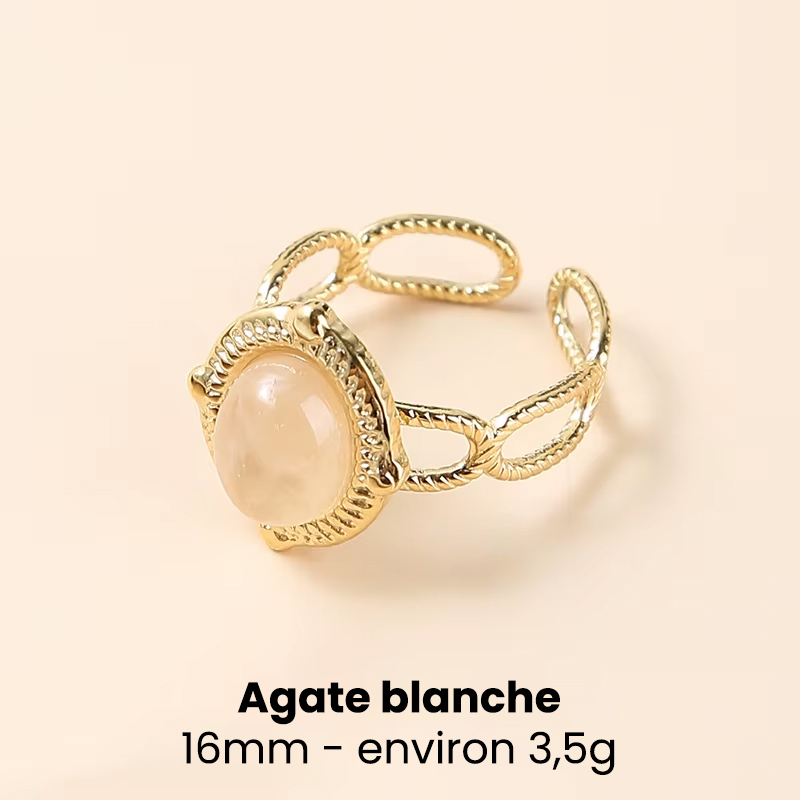 Agate blanche
