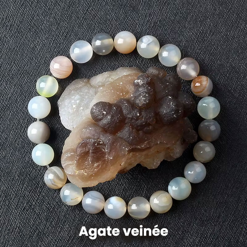 Agate veinée