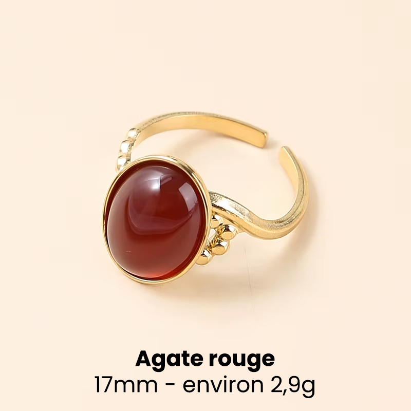 Agate rouge