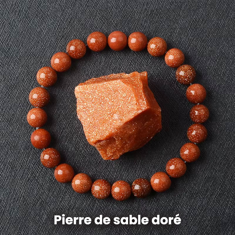 Pierre de sable doré - goldstone